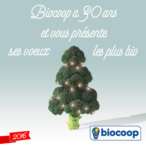 Biocoop vous présente ses meilleurs voeux pour 2016 !